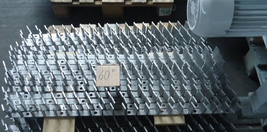 Edelstahl Netzschnecken-Schlagleisten
